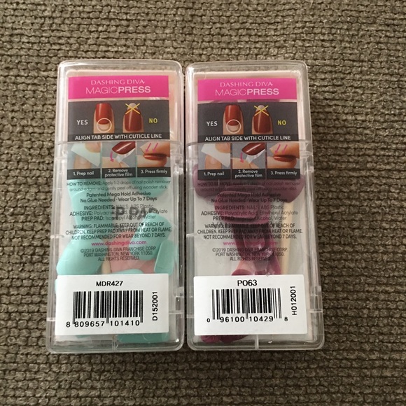 2 Sets of Dashing Diva Magic Press-On Nails - Picture 2 of 2